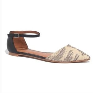 Madewell Beatrice Ankle-Strap Skimmer Flats